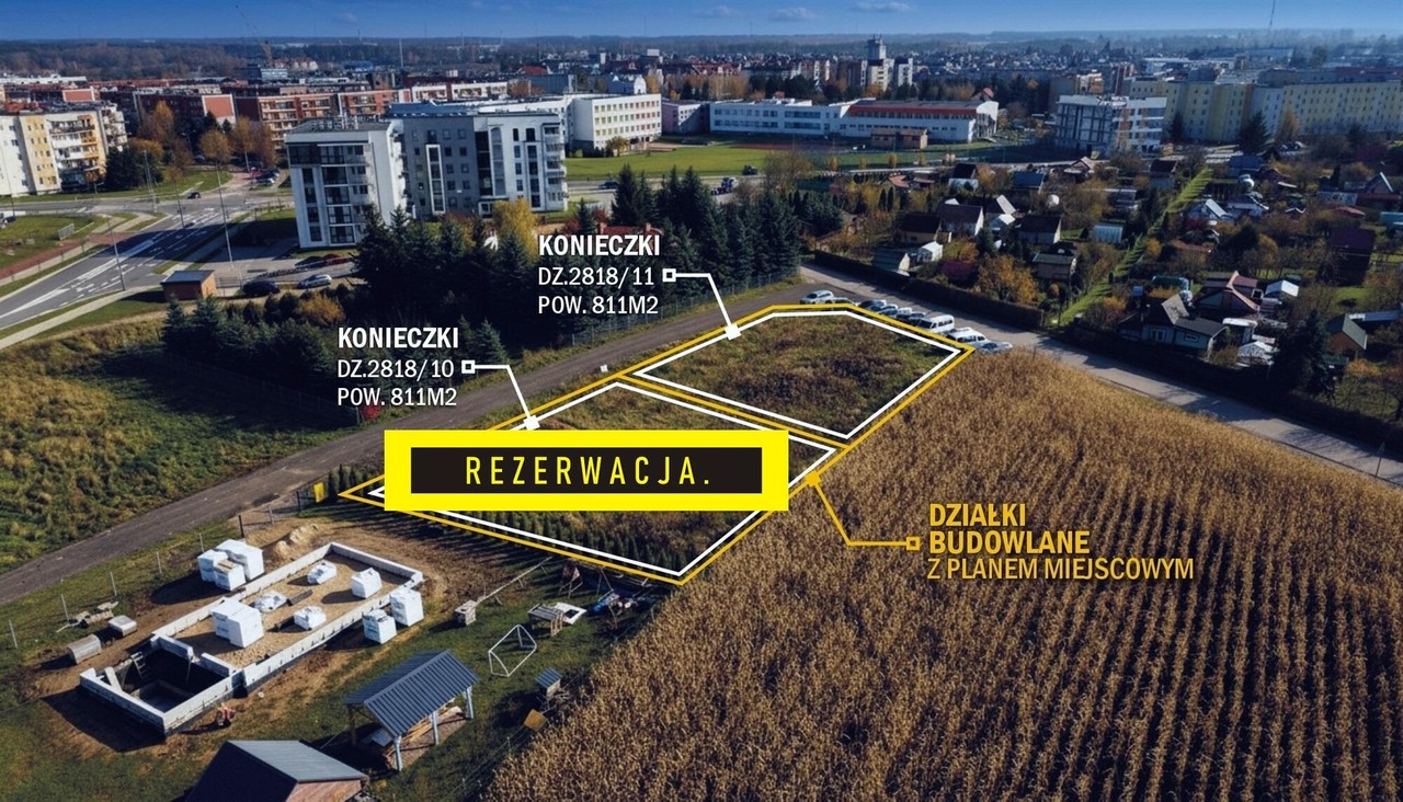 Działka na sprzedaż, 811 m², Ełk - Widok 2
