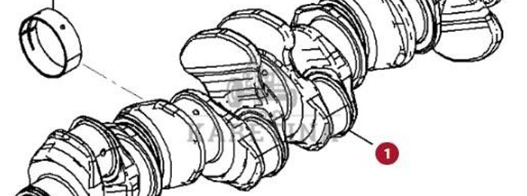 Fendt 936 Gen 7 Silnik D1556LE523 Wał Korbowy H218PF150081A CZĘŚCI-1