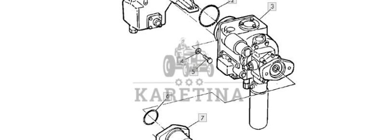 John Deere CTS 9600 - pompa AH169750-1