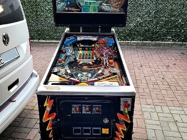 stary automat do gier typu flipper pinball pt. PINBOT    -1