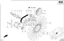 Claas Lexion 580 ROTOR 0007436510 (Napęd wentylatora)