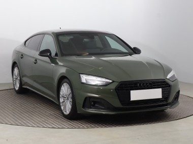 Audi A5 IV Salon Polska, Serwis ASO, Automat, Skóra, Navi, Klimatronic,-1