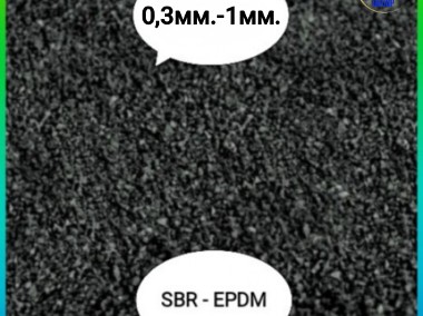 Granulat gumowy 0,3-1mm SBR EPDM, RUBBER GRANULES-1