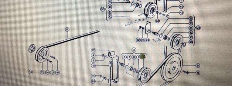 Rolka napinacza Claas Mega 370-340 Nr kat. 000 772 169 1 Nr kat. 000 772 169 1-1