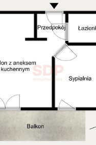 Dwupokojowe mieszkanie z dużym balkonem na zielonych Stabłowicach-2