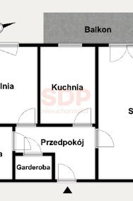 Dwupokojowe mieszkanie z balkonem na Stabłowicach-2