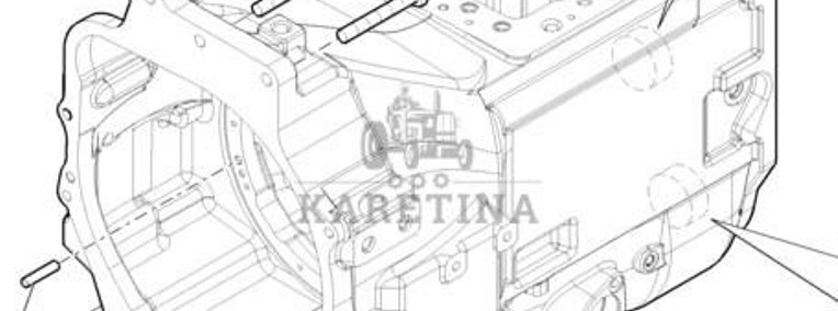 New Holland T7000 T7030 Korpus Obudowę Skrzyni Biegów CZĘŚCI 47137508 87741867-1