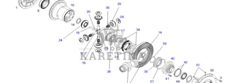 Fendt 930 933 936 939 942 Vario Gen 6 Obudowa Mechanizmu Różnicowego Obudowa Łożyska CZĘŚCI-1