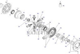 Fendt 930 933 936 939 942 Vario Gen 6 Obudowa Mechanizmu Różnicowego Obudowa Łożyska CZĘŚCI