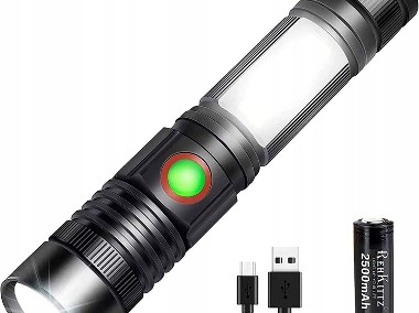 Latarka taktyczna LED "RehKittz S2600" - USB 2500 mAh / 1600 lm-1