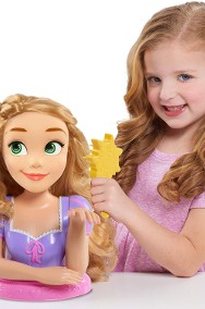 ROSZPUNKA Głowa do Czesania Stylizacji Wizaż 30cm manicure Księżniczki Disneya-2