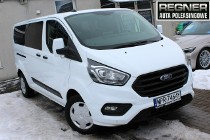 Ford Transit Custom Long 9-osobowy SalonPL FV23% Nowy Rozrząd Android Tempomat