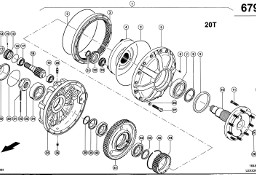 Claas Lexion 580 PRZEKŁADNIA PLANETARNA 0006699992 (Napęd jezdny; zwolnica planetarna)