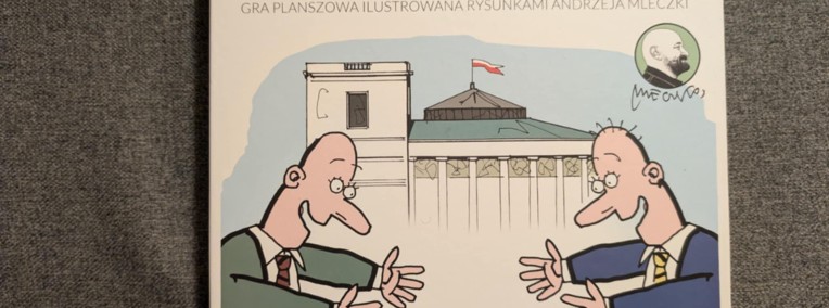 gra planszowa "Kariera polityczna" z rysunkami Andrzeja Mleczki-1