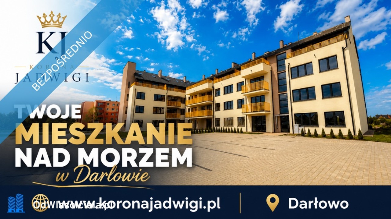 Mieszkanie na sprzedaż, 1 pokój, 26 m², Darłowo