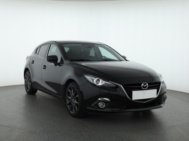 Mazda 3 III , Skóra, Navi, Xenon, Bi-Xenon, Klimatronic, Tempomat,-1