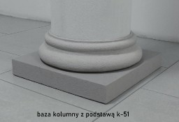 baza kolumny z podstawą k-51 styropianowa, średnica 26, 31, 36, 41cm
