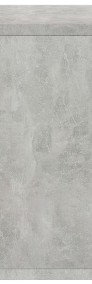 vidaXL Szafka na płyty winylowe, betonowy szary, 71x34x36 cm800121-4