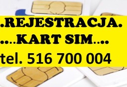 Zdalna online rejestracja kart SIM do telefonu  zarejestrowane karty SIM Kraków