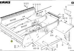 Claas Dominator 98 - ściana sita lewa 0006475171