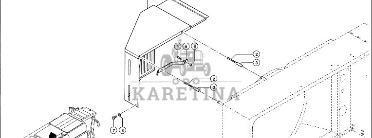 Claas Lexion 560 OSŁONA WENTYLATORA 0007980980 (Silnik c13, c9, c6.6; osłona wentylatora)-1
