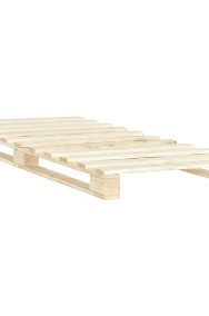 vidaXL Rama łóżka z palet, lite drewno sosnowe, 100 x 200 cm 285235-2