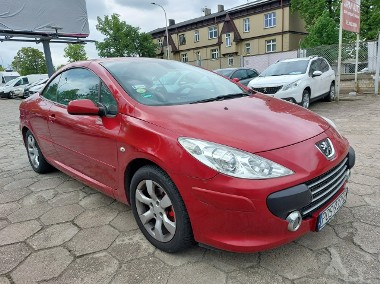 Peugeot 307 II Cabrio 1,6 benzyna 109 KM Kamera Klimatyzacja Zarejestrowany-1
