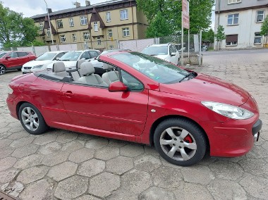 Peugeot 307 II Cabrio 1,6 benzyna 109 KM Kamera Klimatyzacja Zarejestrowany-1