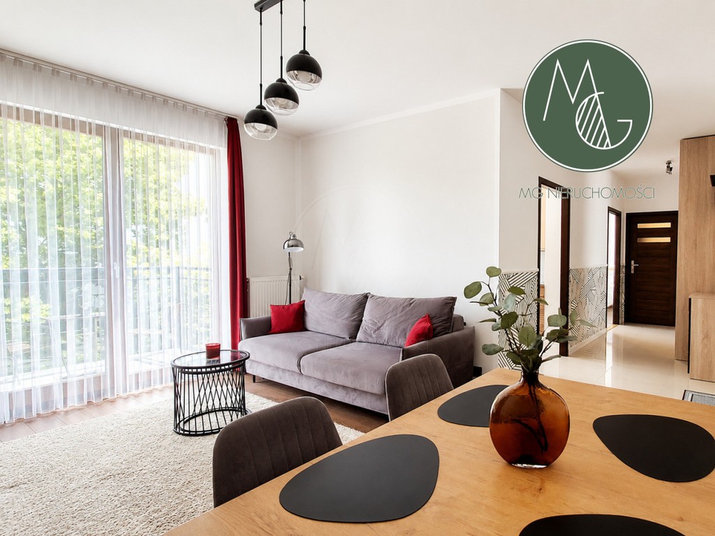 Duże 2 pokoje, widok na zieleń, balkon, hala gar. - Widok 2