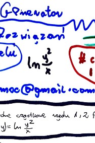 "Pochodne cząstkowe rzędu 1 i 2 funkcji" Rozwiązanie zadania. #Matematyka #Wyższ-2