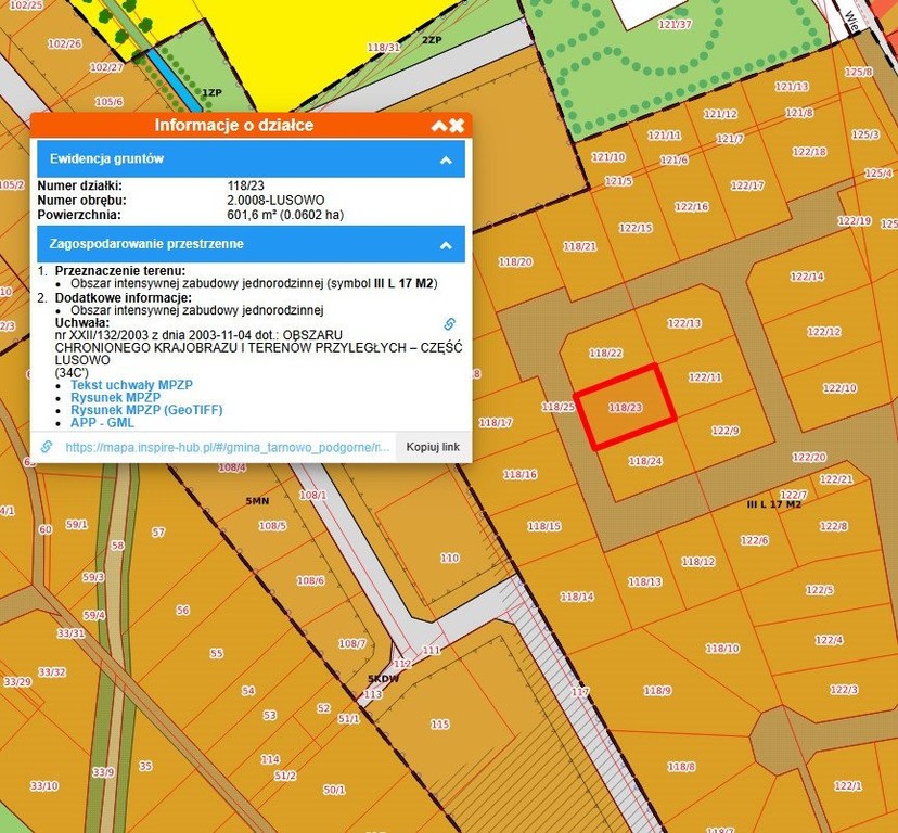 Atrakcyjna działka w Lusowie 601 m² ul. Świt - Widok 5
