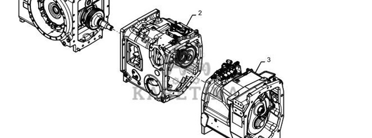 New Holland T6090 T6070 Regen przekladnia ps - transmission, range - hd 48052462R-1
