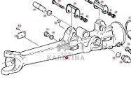 Fendt Favorit 514 Obudowa Przedniej Osi CZĘŚCI F514300020060