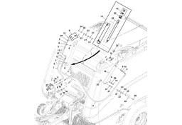 John Deere 960 - Siłownik hydrauliczny DC211907 (Układ hydrauliczny)