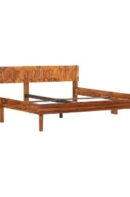 vidaXL Rama łóżka, lite drewno sheesham, 180x200 cm 246357-2