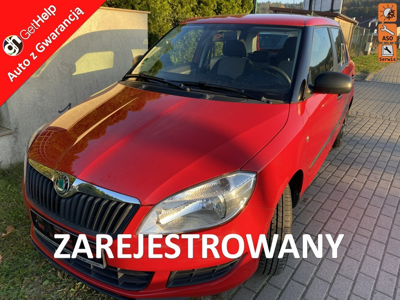 Skoda Fabia II Niezawodna benzyna/Isofix/8 airbag/Rozrząd na łańcuszku/ z Niemiec