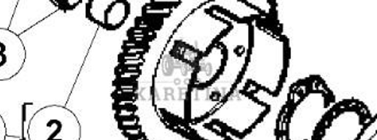 CLAAS RENAULT ATLES 936 RZ V5 Koło Zębate Przekładni Przedniej Osi 6005026910 60 0502 691 0-1