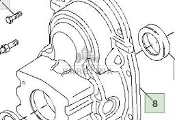 John Deere 8110 8210 8310 8410 Obudowa WOM CZĘŚCI R122905