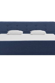 vidaXL Rama łóżka, niebieska, tapicerowana tkaniną, 140 x 200 cm 284909-2