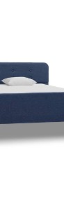 vidaXL Rama łóżka, niebieska, tapicerowana tkaniną, 140 x 200 cm 284909-4