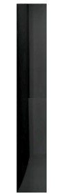 vidaXL 5-poziomowy regał, wysoki połysk, czarny, 80x30x189 cm801033-4