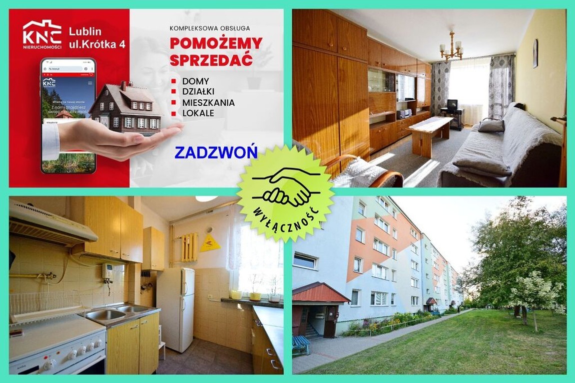 Mieszkanie na sprzedaż, 3 pokoje, 47 m², Kraśnik Fabryczny