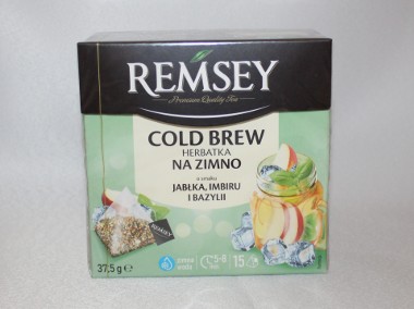 Herbata Remsey na zimno cold brew owocowa jabłko imbir bazylia-1
