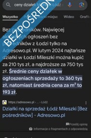 OBNIŻKA 20tys. ! Działka budowlana, Łódź/Mileszki -3