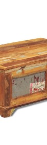 vidaXL Stolik kawowy - skrzynia vintage, drewno odzyskane241092-3