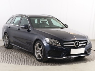 Mercedes-Benz Klasa C W205 , VAT 23%, Skóra, Navi, Klimatronic, Tempomat, Parktronic,-1