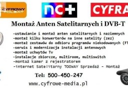 Montaż Anten ROKIETNICA, KIEKRZ, CHYBY TEL: 500.450.247