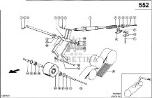 Claas Lexion 580 HYDR.SIŁOWNIK 0000405711 (Napinacz napędu młocarni)