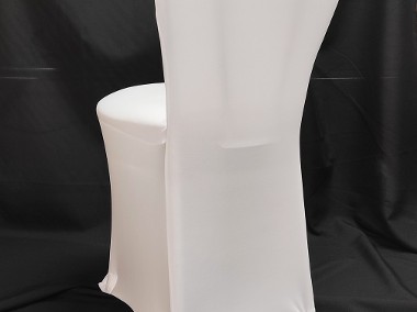 Elastyczny Pokrowiec na krzesło kuchenne WENUS Biały -1