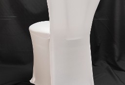 Elastyczny Pokrowiec na krzesło kuchenne WENUS Biały 